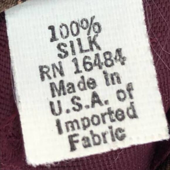 Gant Red White Blue Baseball Glove Mitt Bat Hat Novelty USA Made Silk Neck Tie - Picture 3 of 6